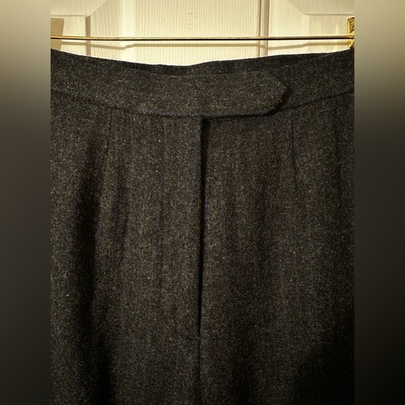 Vintage TELLURIDE CLOTHING CO. Women’s 8 Wool Nylon Blend Gray w/ Blue Stripe - Picture 3 of 15